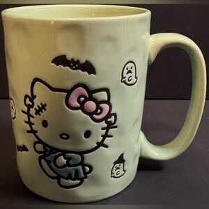 New HELLO KITTY Halloween Green Frankenstein Double Sided Mug ✨✨